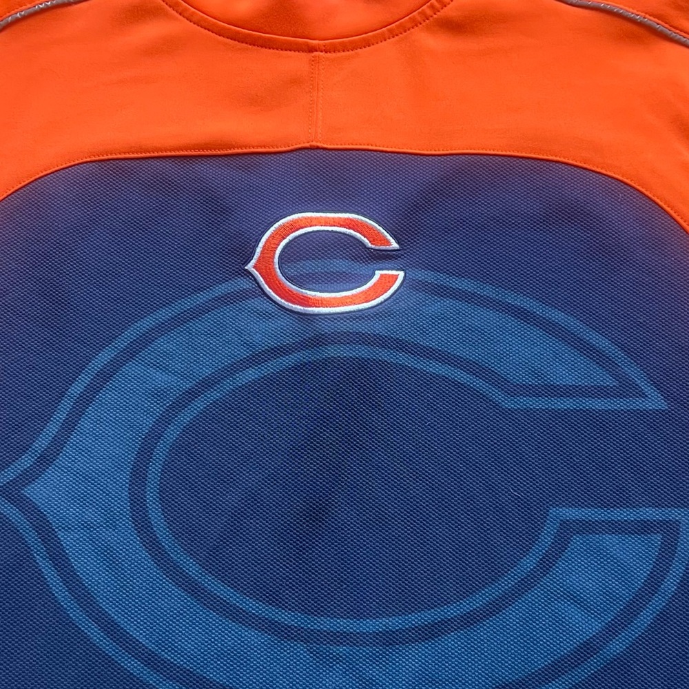 Vintage NFL Chicago Bears Long Sleeve Shirt NFC North Mens Large Embroidered C - Picture 3 of 7